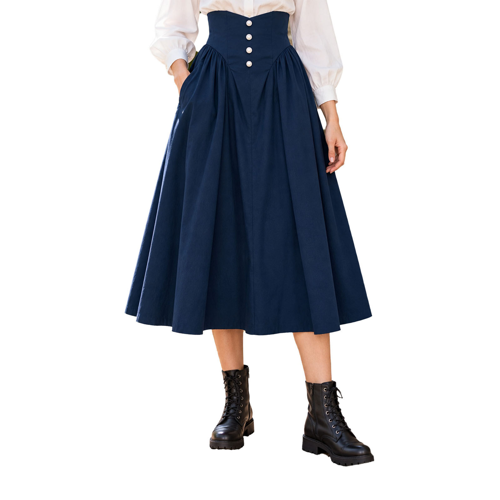 Skirts - Dames Middeleeuwse Renaissance Victoriaanse rok met