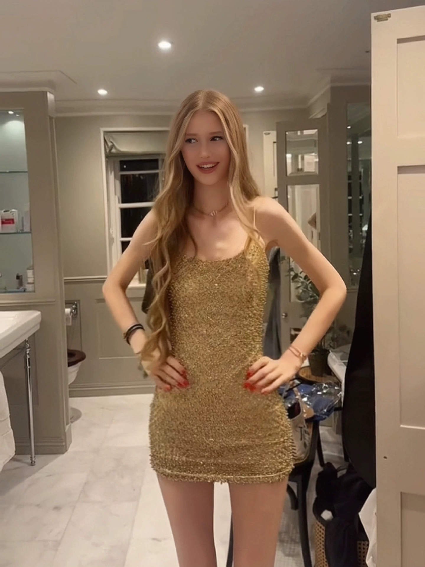 Sparkly Rhinestone Club Party Dress - Dames bodycon mini-jurk met sprankelende strass-versieringen,
