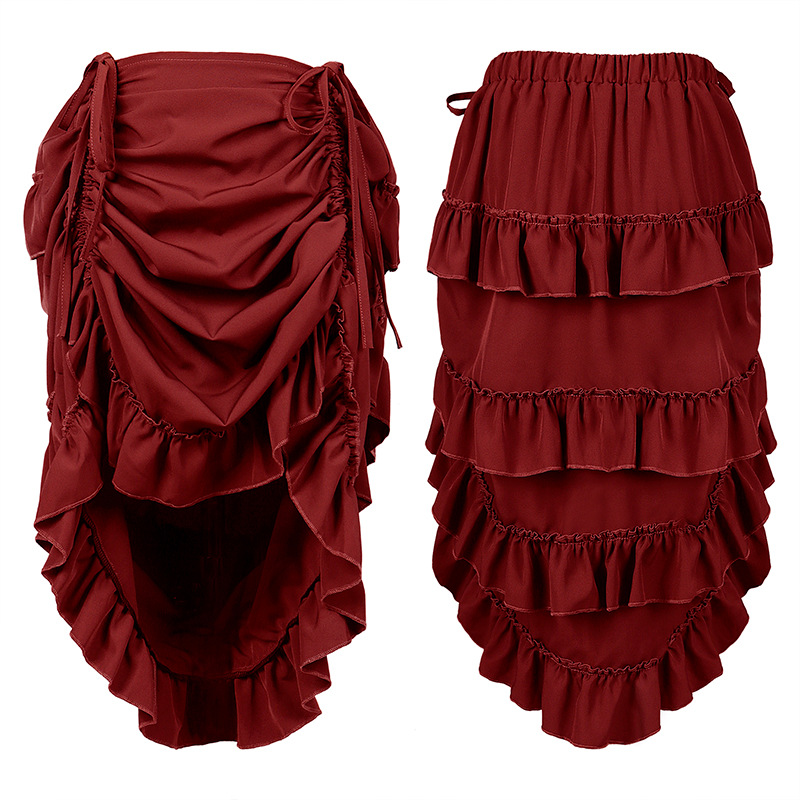 Steampunk Victoriaanse geplooi - Skirts recensie en prijs