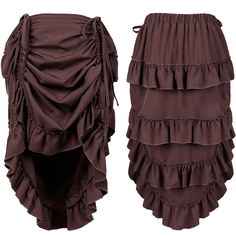 Steampunk Victoriaanse geplooi - Skirts recensie en prijs