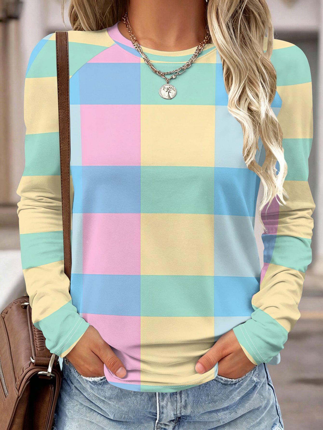 Damesblouse met lange mouwen,  - Blouses recensie en prijs