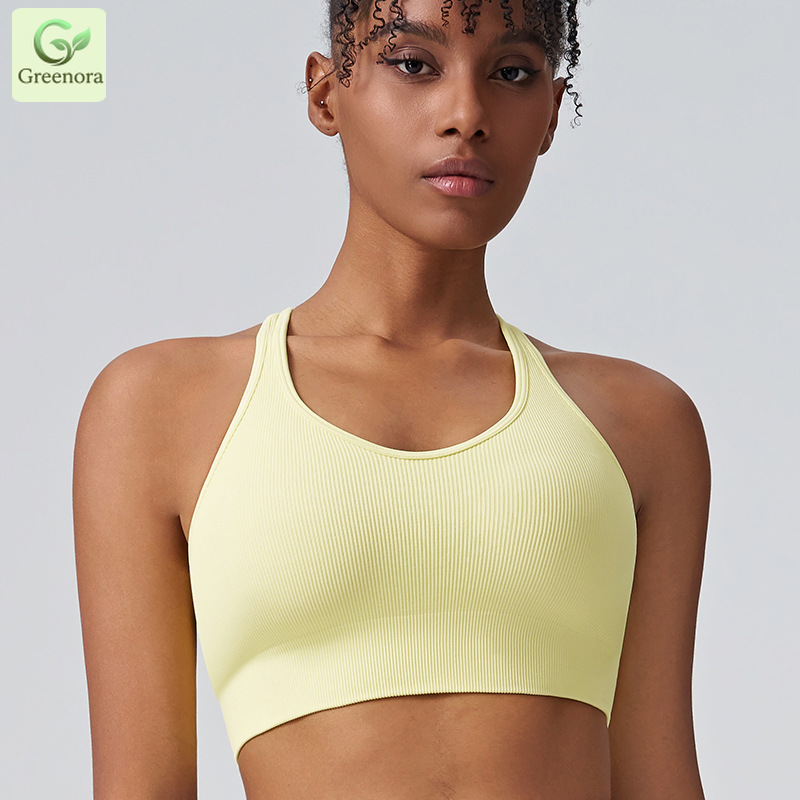 Greenora naadloze geribbelde s - Seamless Ribbed Workout Tank Top recensie en prijs