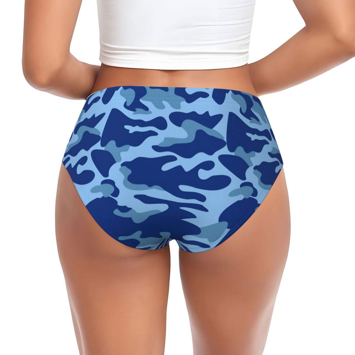 Aangepaste moderne blauwe camo - Lingerie recensie en prijs