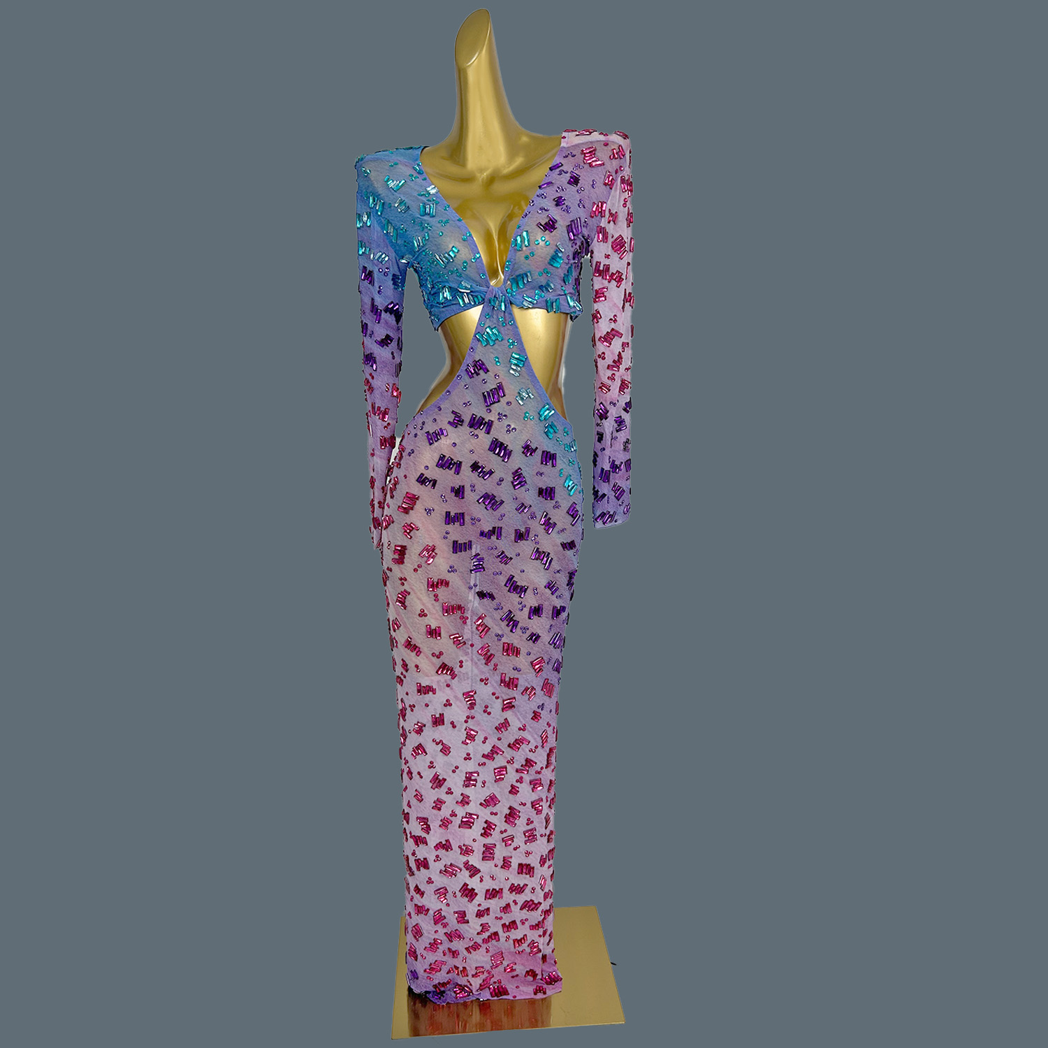 Glinsterende strass steentjes  - Sparkly Rhinestone Club Party Dress recensie en prijs