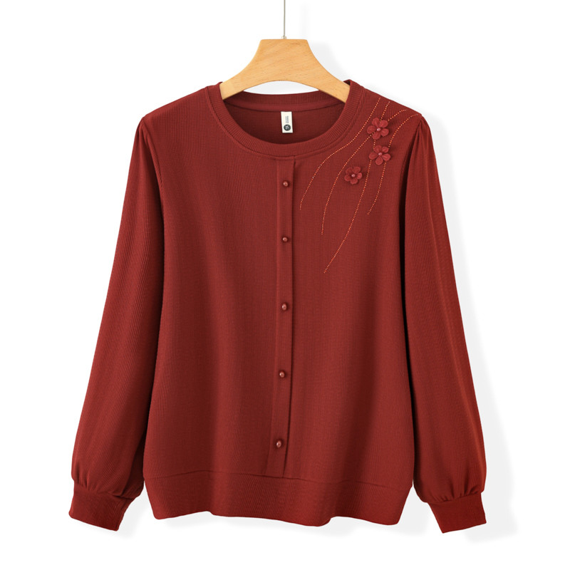 Elegante gebreide top met rond - Blouses recensie en prijs